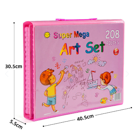 Vista 3 de SET DE ARTE 208 PIEZAS